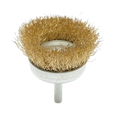 Spazzola metallica a tazza da 50 mm, albero da 6 mm, velocità massima 4500 giri/min. Breckner Germany - immagine 2