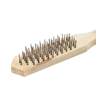 Spazzola metallica universale in legno - immagine 4