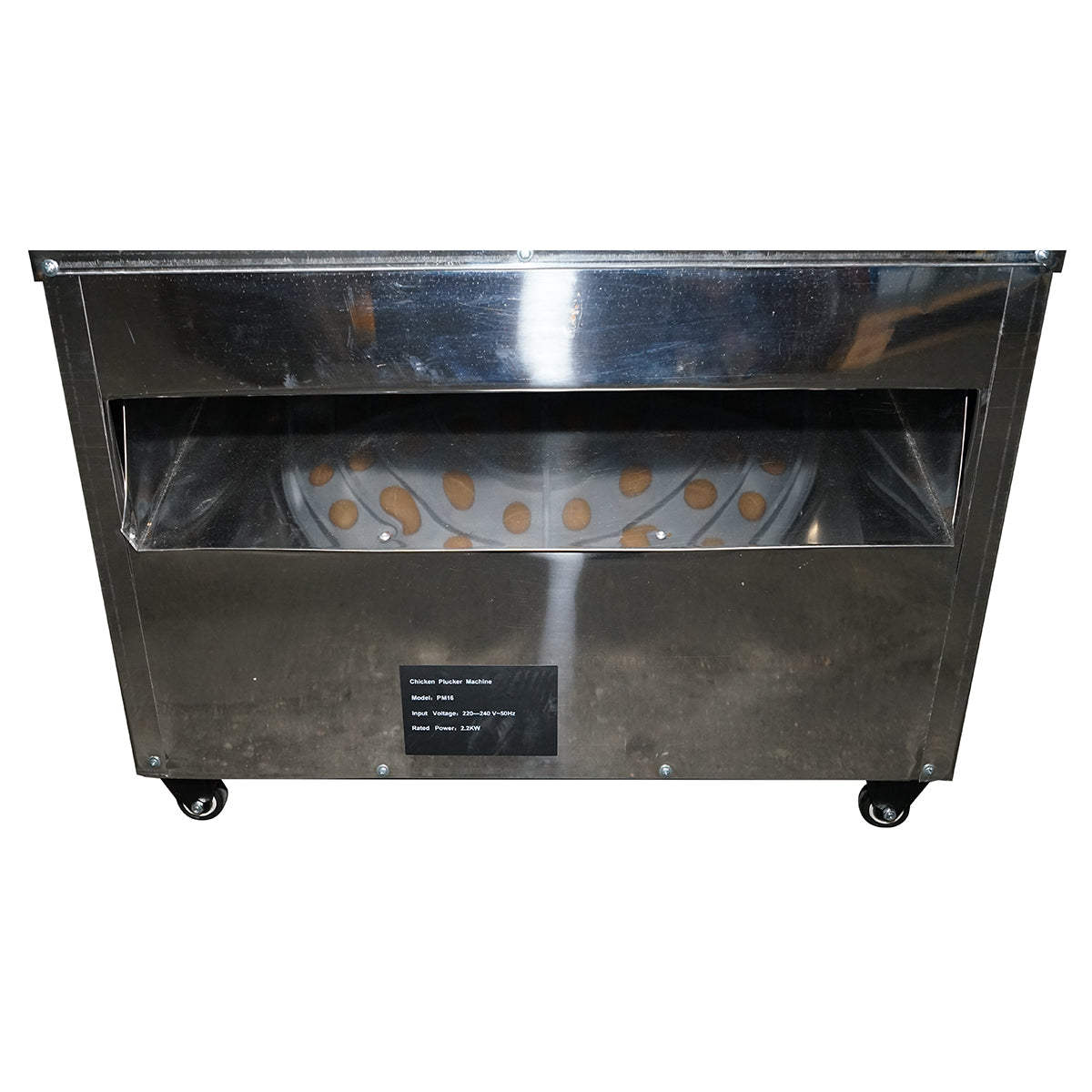 Spennatore per uccelli in acciaio inox, capacità massima 2200W, 220V. 6 uccelli, 157 dita, 240 giri/min IP68 - immagine 5