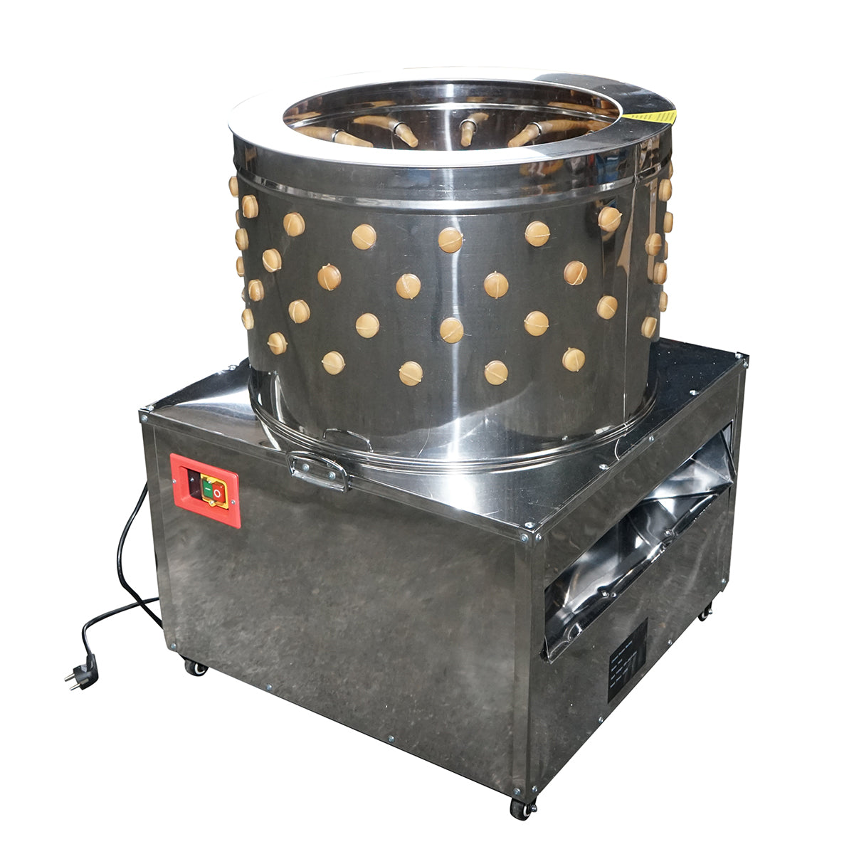 Spennatore per uccelli in acciaio inox, capacità massima 2200W, 220V. 6 uccelli, 157 dita, 240 giri/min IP68