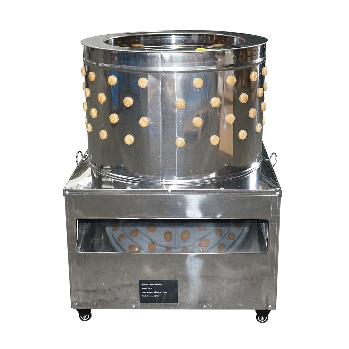 Spennatore per uccelli in acciaio inox, capacità massima 2200W, 220V. 6 uccelli, 157 dita, 240 giri/min IP68 - immagine 3