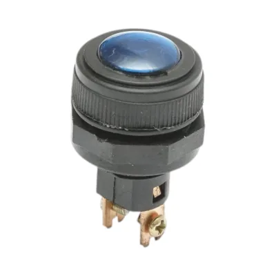 Spia luminosa blu 12V/10A–24V/5A 2 pin universale