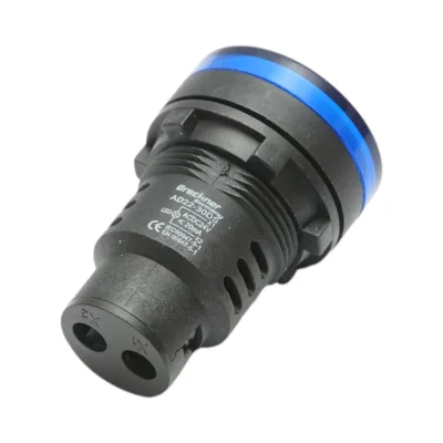 Spia luminosa LED blu 24V AC/DC 30mm Breckner Germany - immagine 3
