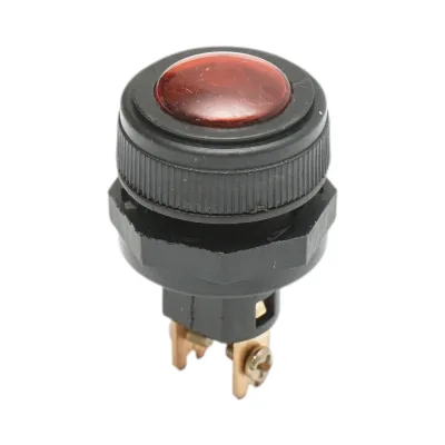 Spia luminosa rossa 12V/10A–24V/5A con 2 pin universale
