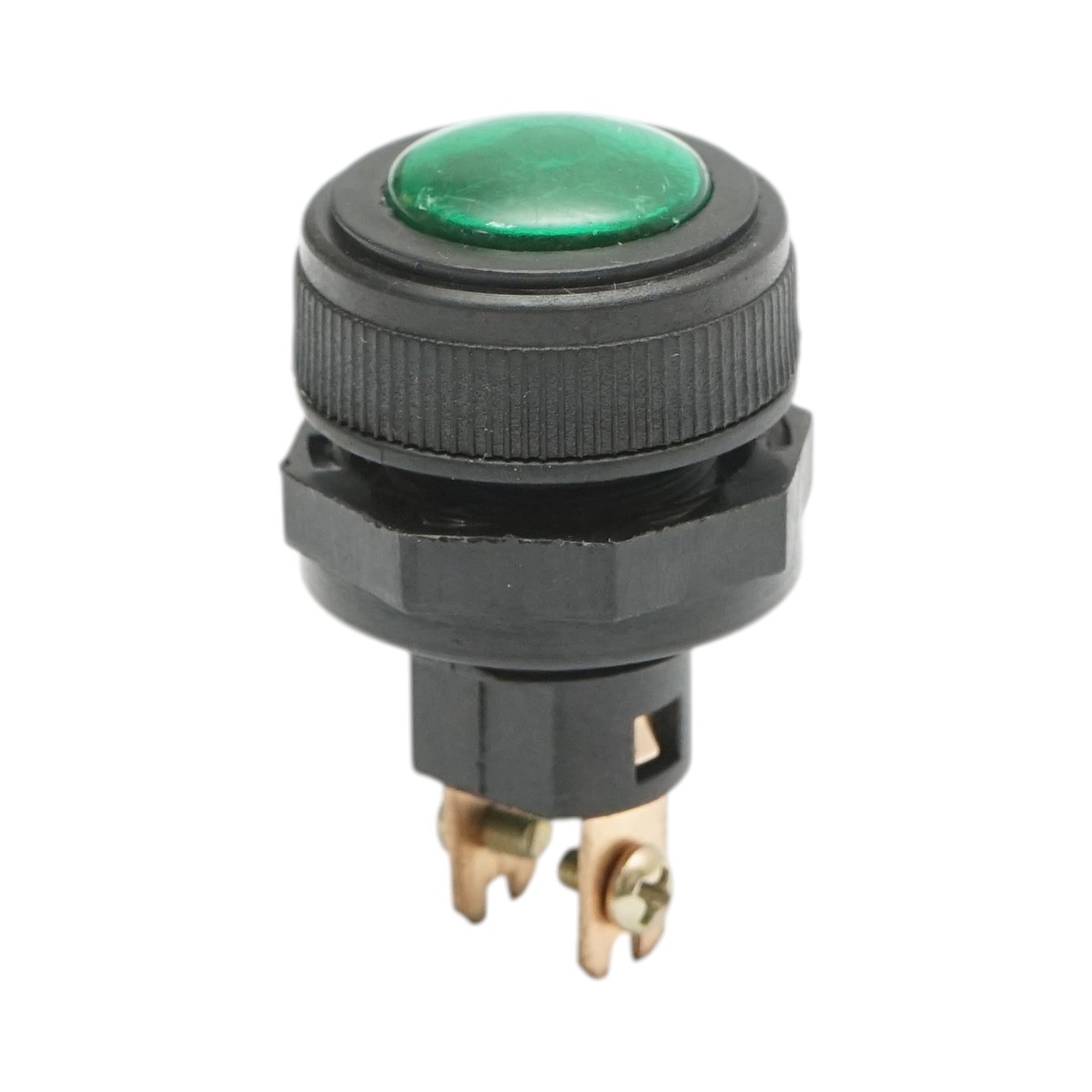 Spia luminosa verde 12V/10A–24V/5A 2 pin universale