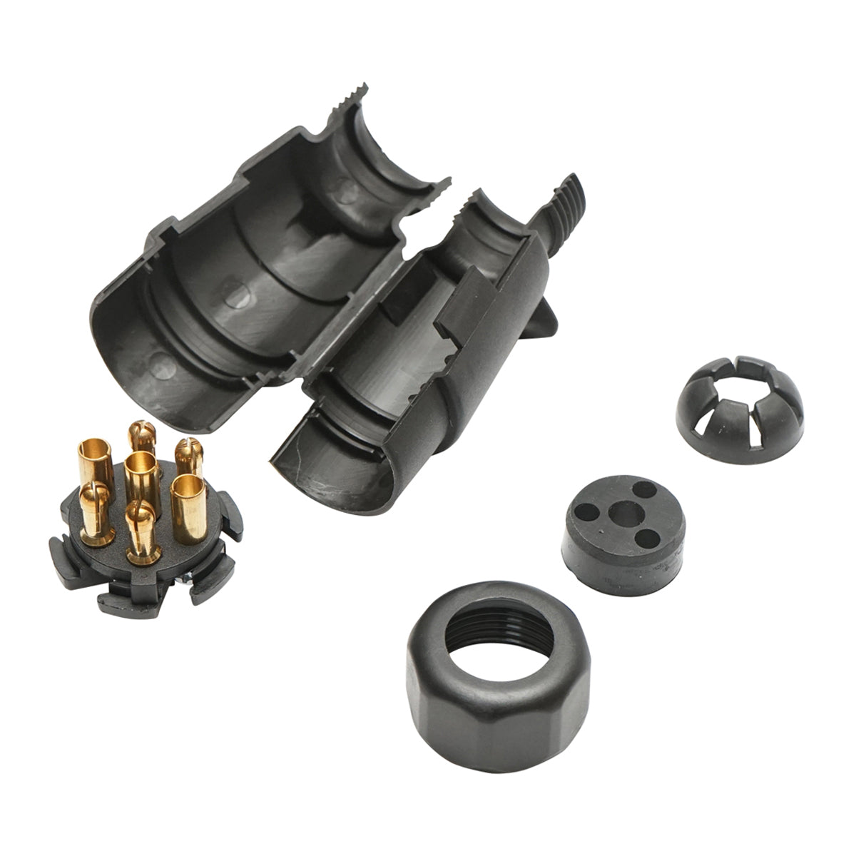 Spina per auto in plastica da 12 V con 7 connettori per rimorchio Breckner Germany - immagine 3