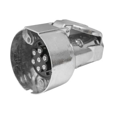 Spina per rimorchio a 7 poli, materiale dell'alloggiamento in metallo 12V - immagine 3
