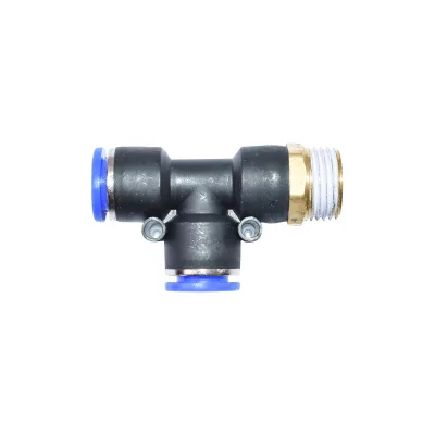 Spina rapida T in plastica con vite metallica M12x12 e filetto 1/2 - immagine 3
