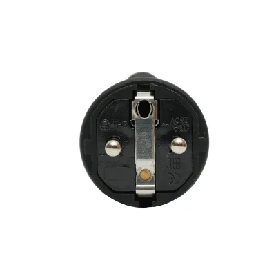 Spina schuko in gomma 250V, 16A con impugnatura e messa a terra IP44 - immagine 3