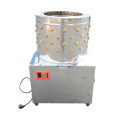Spiumatrice per pollame in acciaio inox 1500W, 220V, capacità massima 4 polli, 157 dita, 180 giri/min, IP68. - immagine 2