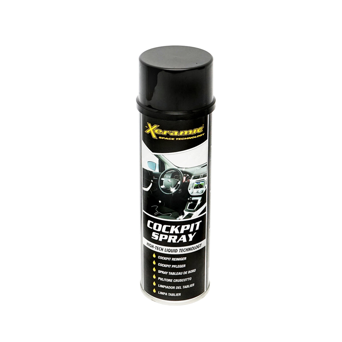 Spray cockpit anti-static incolore per la pulizia auto 500ml Xeramic - immagine 3