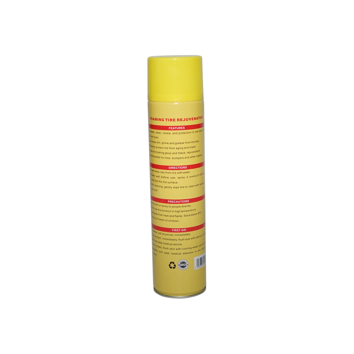 Spray con schiuma attiva per la pulizia di pneumatici e gomma 650ml - immagine 2