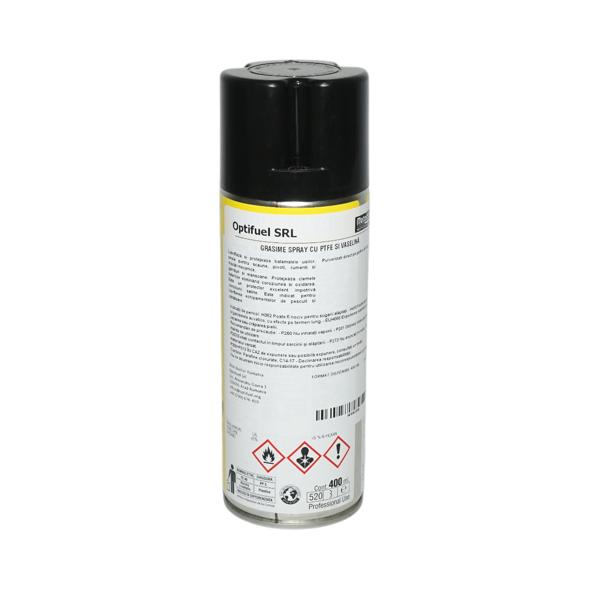 Spray lubrificante per catene con lubrificante e vaselina, 400 ml – MotorSistem - immagine 2