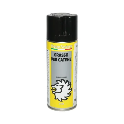 Spray lubrificante per catene con lubrificante e vaselina, 400 ml – MotorSistem