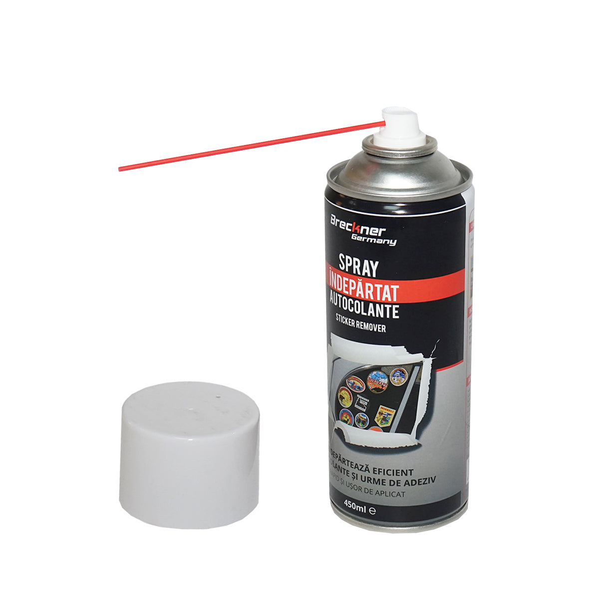 Spray per rimuovere etichette e adesivi 450ml Breckner Germany - immagine 3