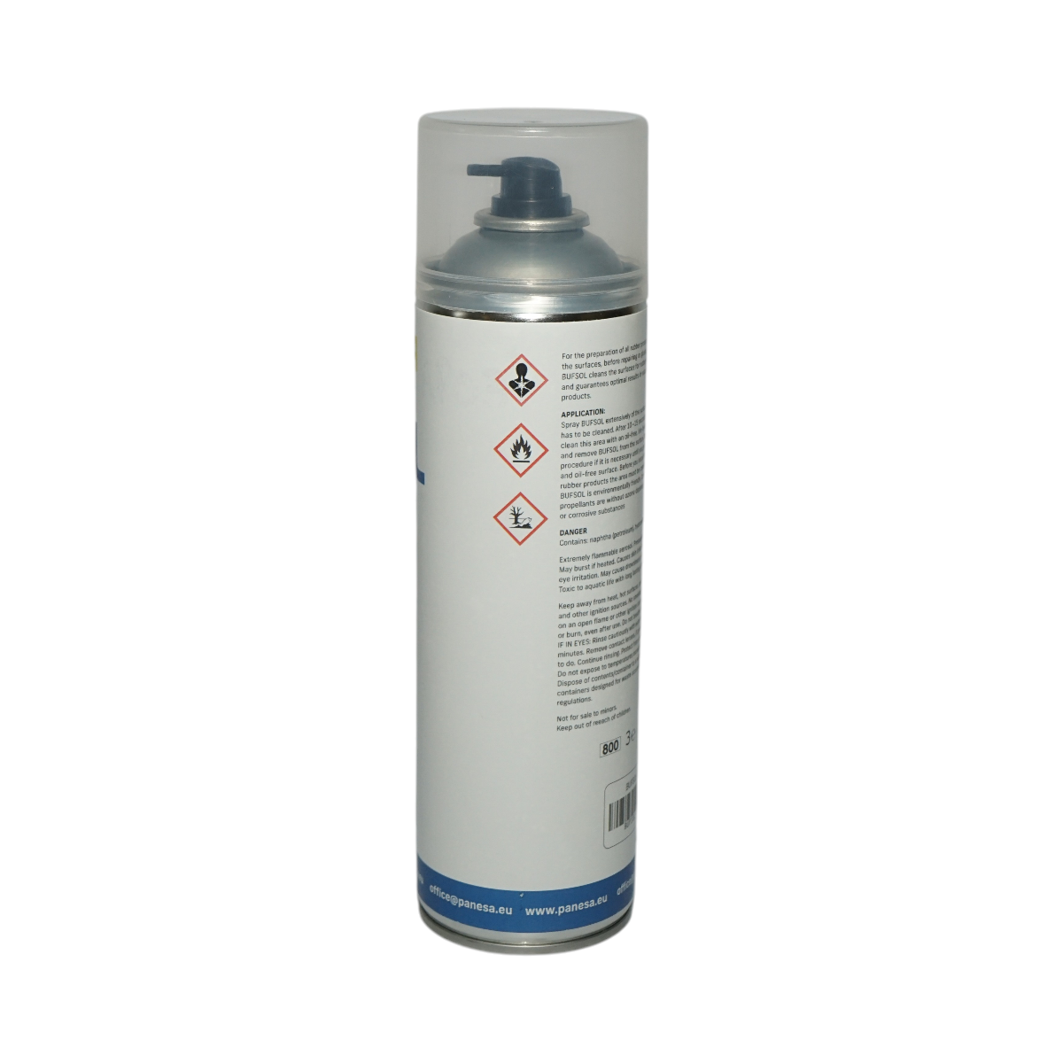 Spray per vulcanizzazione e pulizia pneumatici e gomma – 500 ml BUFSOL Pre-Buff Cleaner BS-500 Panversa - immagine 3