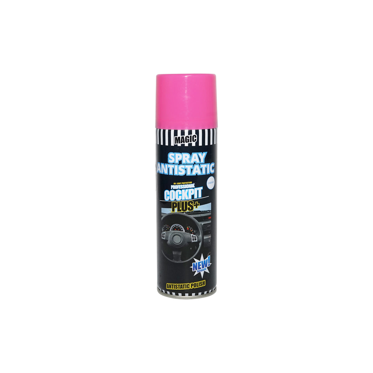 Spray Siliconico Antistatico per Cruscotto - Profumo Ciliegia - 220 ml