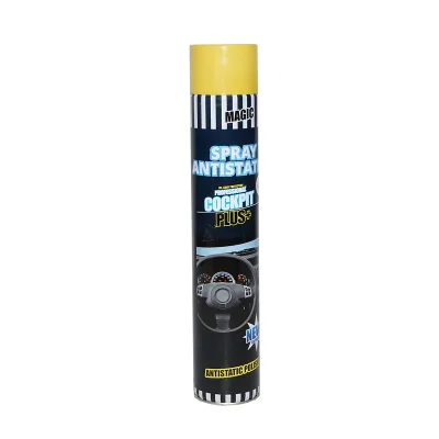 Spray siliconico antistatico per cruscotto al limone 750ml
