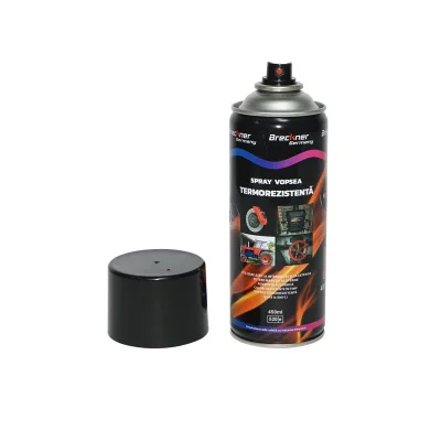 Spray vernice acrilica termoresistente a 400°C nero 450ml  Breckner Germany - immagine 2