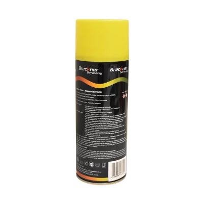 Spray vernice acrilica termoresistente fino a 400°C giallo 450ml Breckner Germany - immagine 2