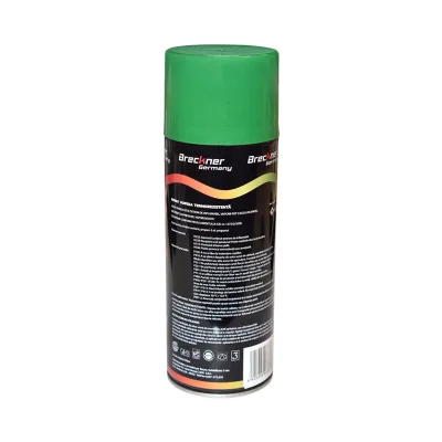 Spray vernice acrilica termoresistente fino a 400°C verde 450ml Breckner Germany - immagine 2