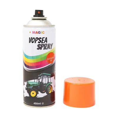 Spray vernice auto arancione RAL2002 per trattore forestale, ad asciugatura rapida, 450 ml MAGIC - immagine 2