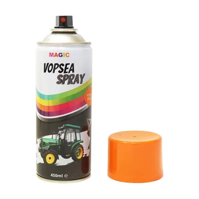 Spray vernice auto arancione tipo Amazone professionale ad asciugatura rapida, 450 ml MAGIC - immagine 2