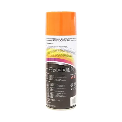 Spray vernice auto arancione tipo Kubota, professionale con asciugatura rapida 450ml MAGIC. - immagine 3