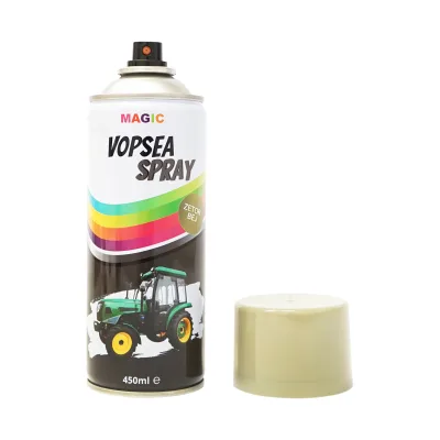 Spray vernice auto BEIGE GREY OLIVE tipo Zetor professionale con asciugatura rapida 450ml MAGIC - immagine 2