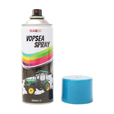Spray vernice auto blu  professionale ad asciugatura rapida, 450 ml MAGIC - immagine 2
