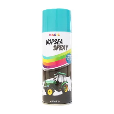 Spray vernice auto blu chiaro tipo Landini professionale ad asciugatura rapida, 450 ml MAGIC