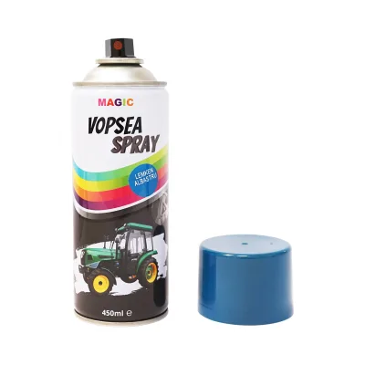Spray vernice auto blu tipo Lemken professionale ad asciugatura rapida, 450 ml MAGIC - immagine 2