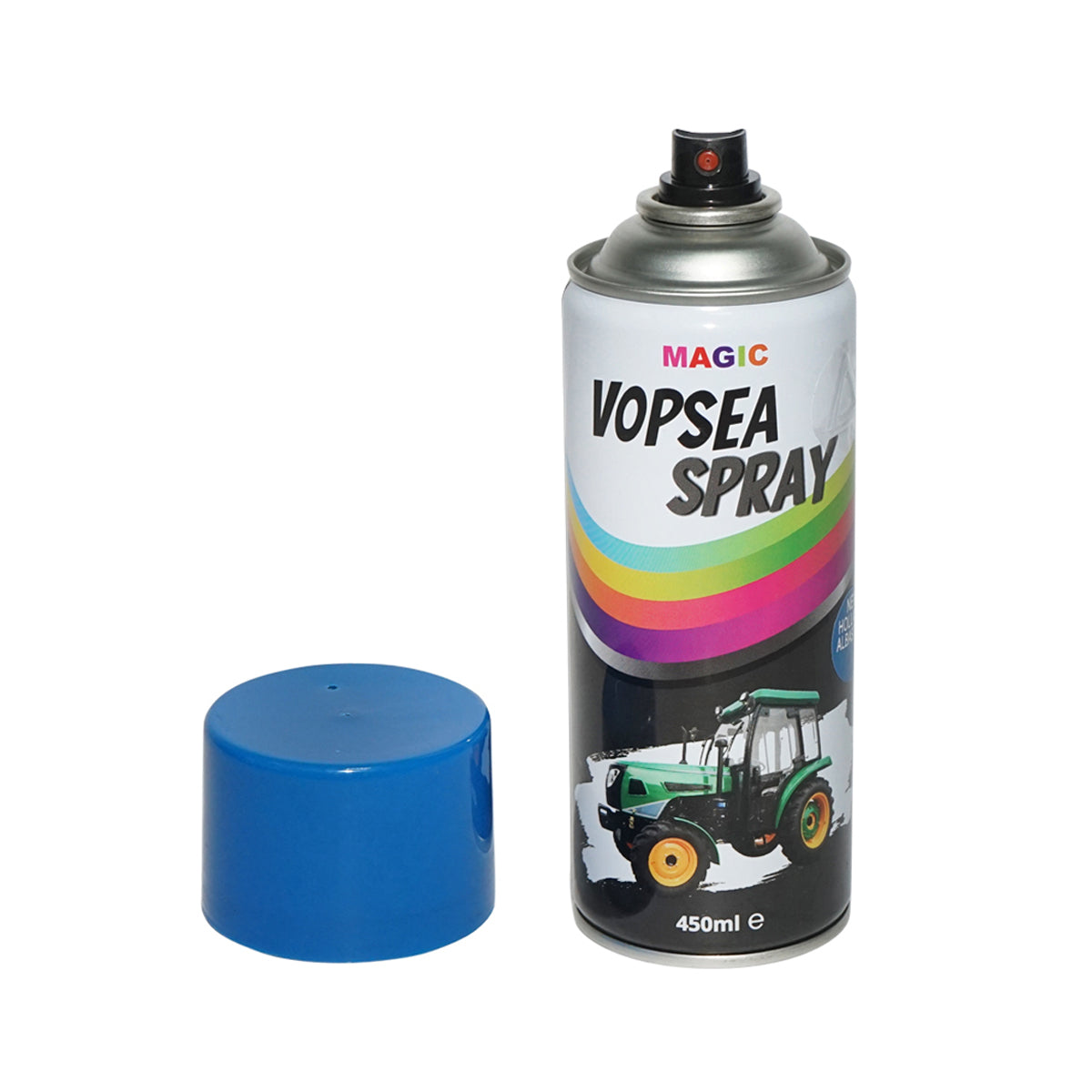Spray vernice auto blu tipo New Holland professionale ad asciugatura rapida, 450 ml MAGIC - immagine 2