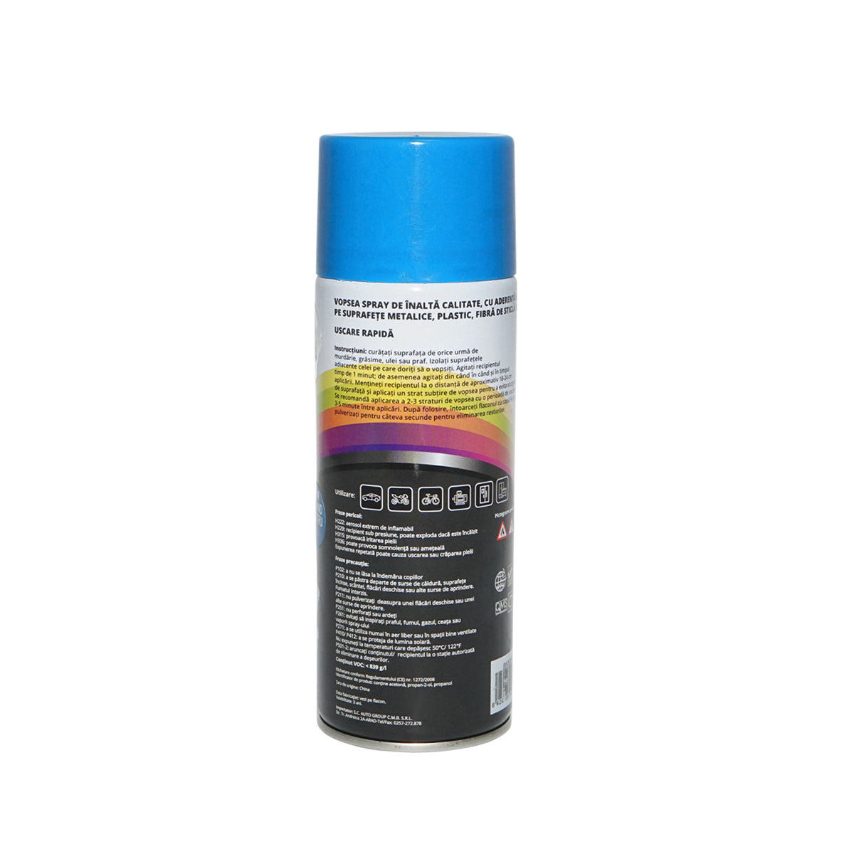 Spray vernice auto blu tipo New Holland professionale ad asciugatura rapida, 450 ml MAGIC - immagine 3