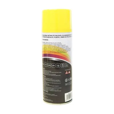 Spray vernice auto gialla tipo Welger professionale ad asciugatura rapida, 450 ml MAGIC - immagine 3