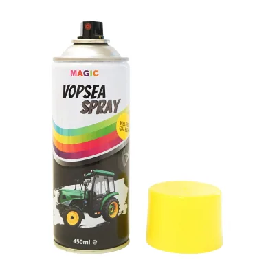 Spray vernice auto gialla tipo Welger professionale ad asciugatura rapida, 450 ml MAGIC - immagine 2