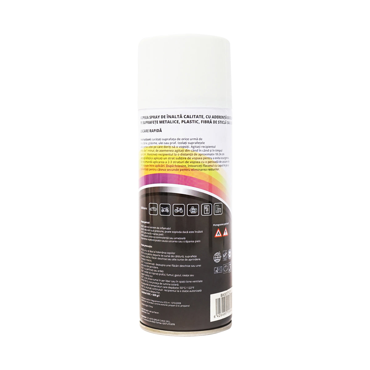 Spray vernice auto grigio nebbia tipo Ford professionale con asciugatura rapida 450 ml MAGIC - immagine 3