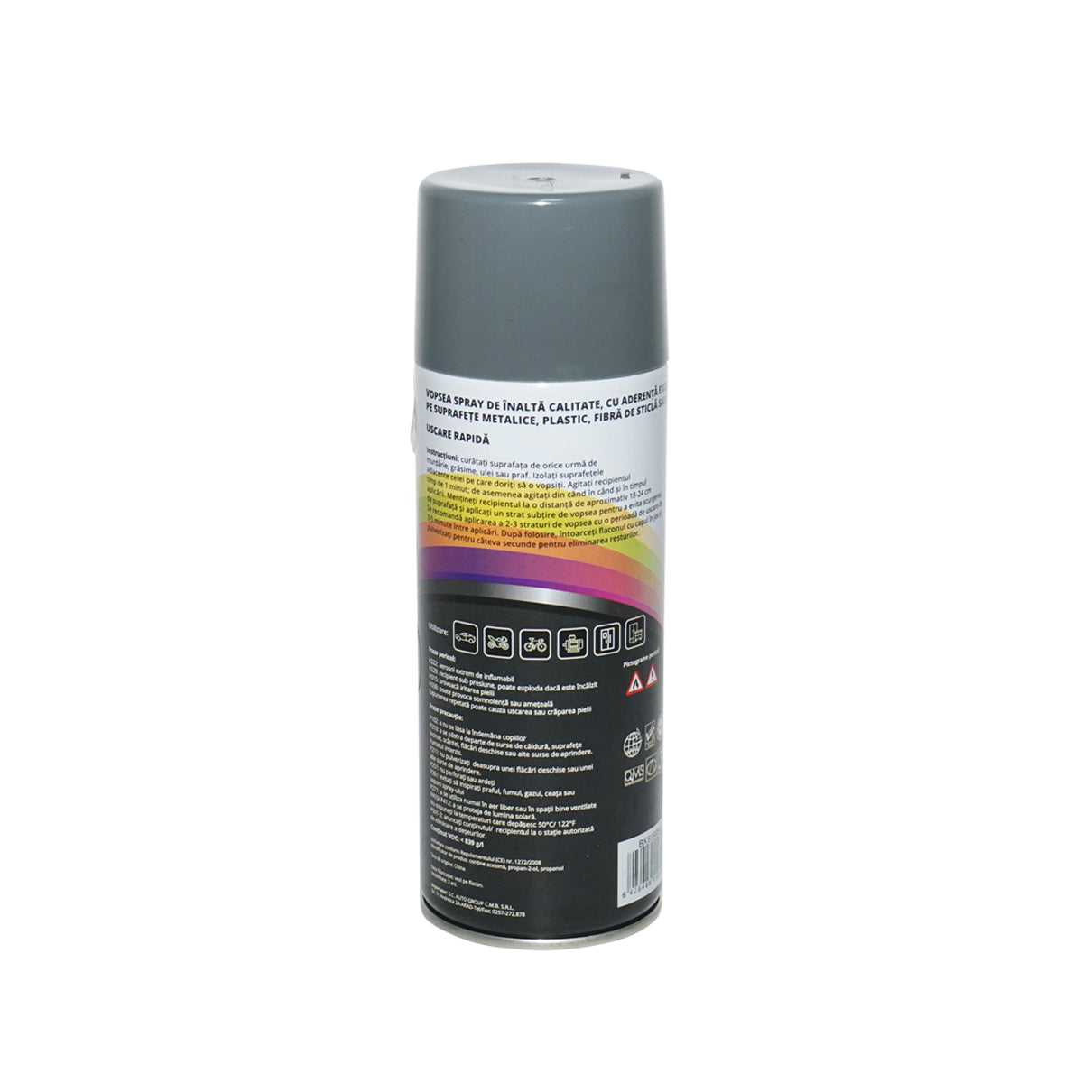 Spray vernice auto grigio RAL7016 Antracite professionale ad asciugatura rapida, 450 ml MAGIC - immagine 2