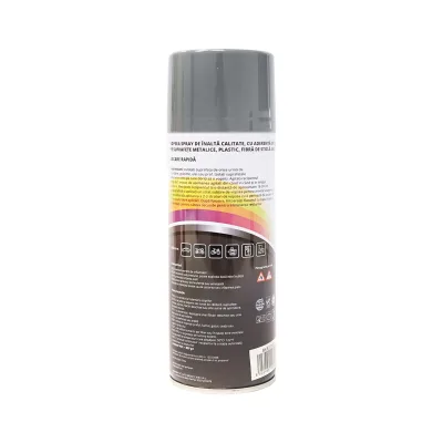 Spray vernice auto grigio tipo Massey Ferguson professionale con asciugatura rapida 450ml MAGIC - immagine 3