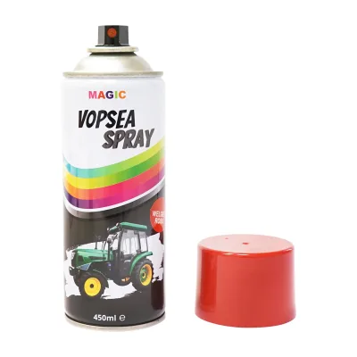 Spray vernice auto rossa CARMINE tipo Welger professionale ad asciugatura rapida, 450 ml MAGIC" - immagine 2