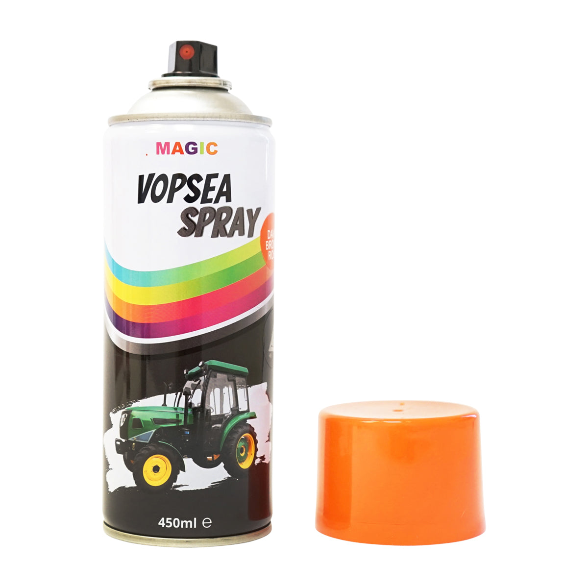 Spray vernice auto rossa tipo David Brown professionale con asciugatura rapida 450ml MAGIC - immagine 2