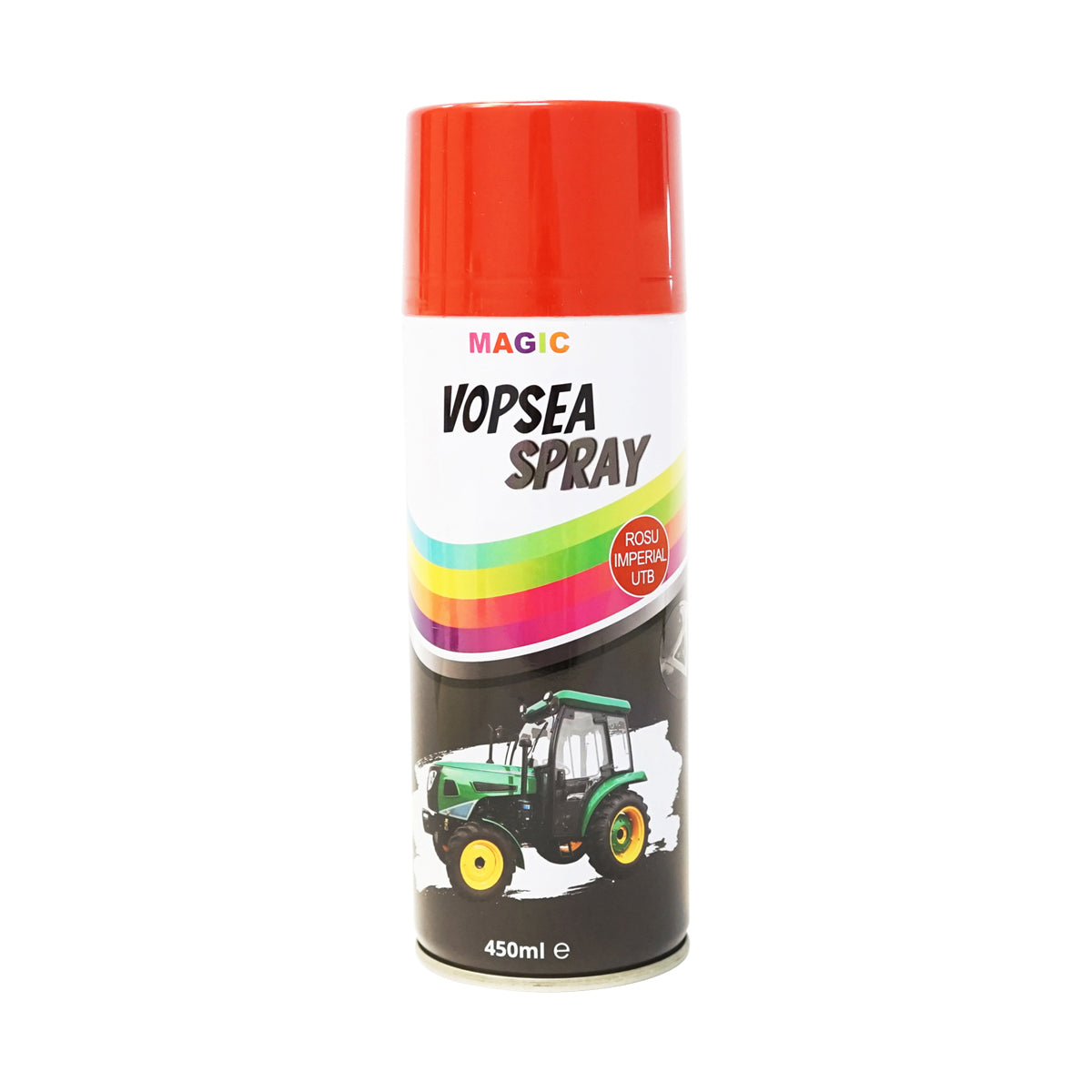 Spray vernice auto rosso imperiale UTB professionale ad asciugatura rapida, 450 ml MAGIC