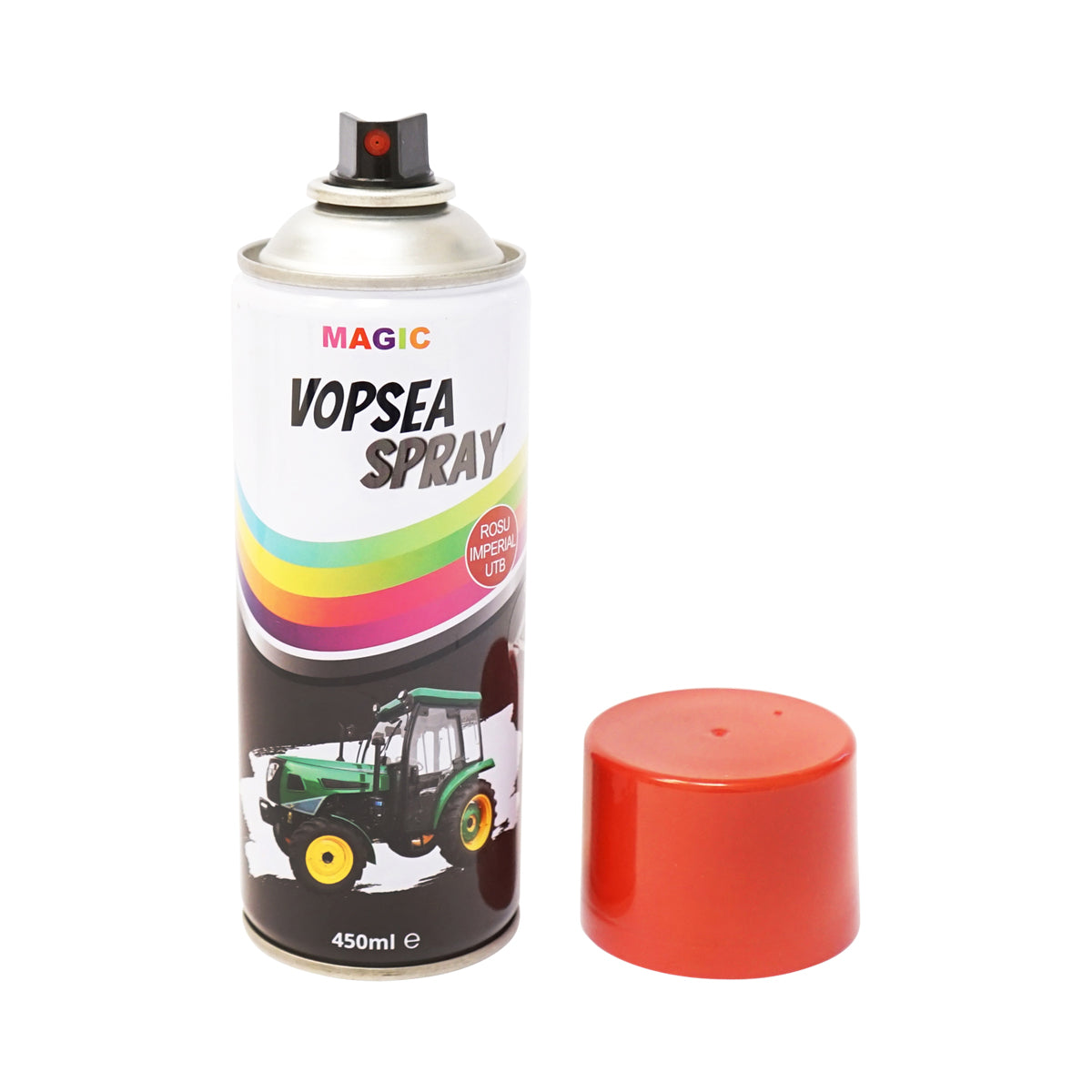 Spray vernice auto rosso imperiale UTB professionale ad asciugatura rapida, 450 ml MAGIC - immagine 2