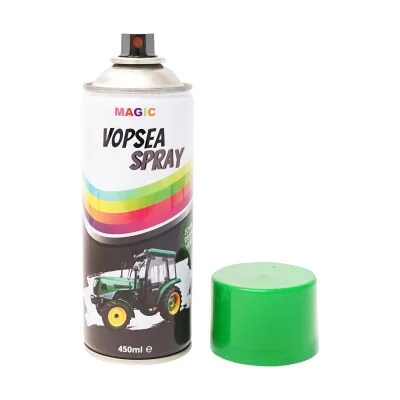 Spray vernice auto verde tipo John Deere professionale ad asciugatura rapida, 450 ml MAGIC - immagine 2