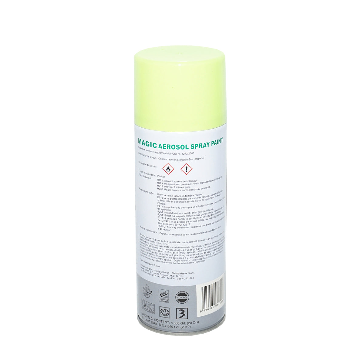 Spray vernice giallo fluorescenti 1005, 450 ml - immagine 3