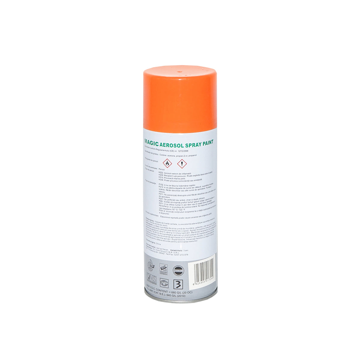 Spray vernice Magic arancione fluorescente 1006, 450 ml - immagine 3
