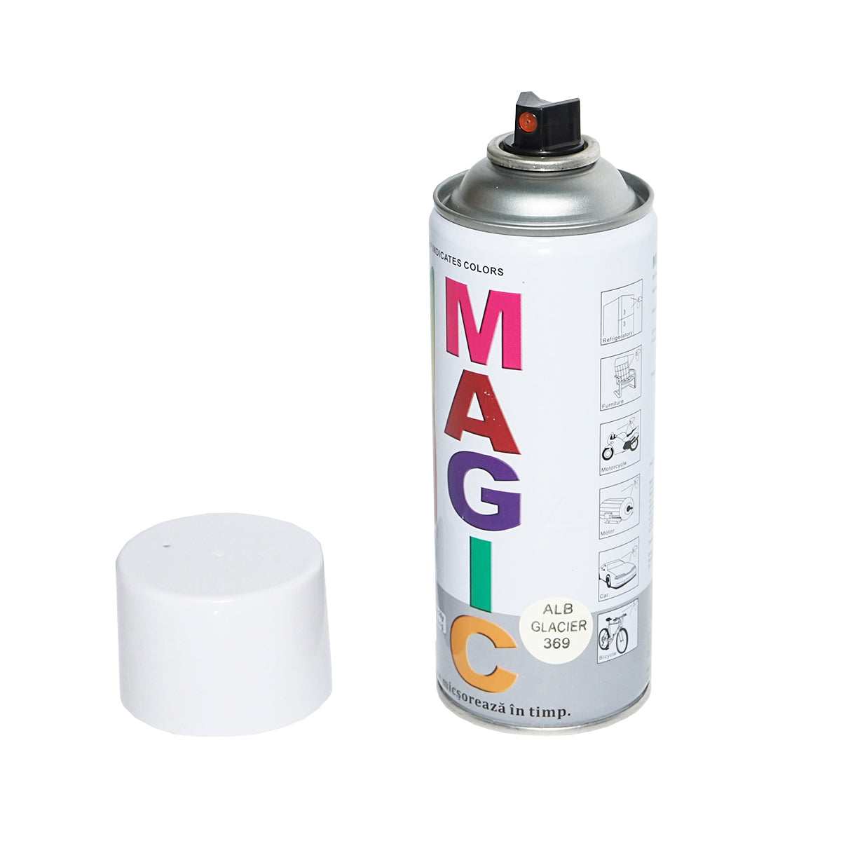 Spray vernice Magic bianco ghiaccio, 400 ml - immagine 2