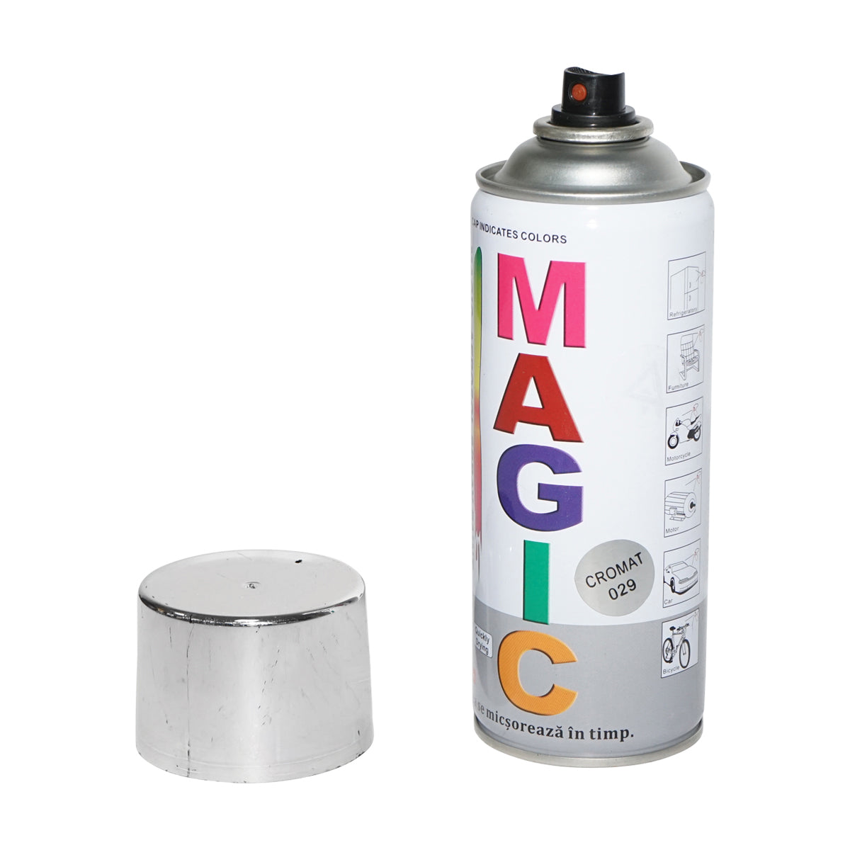 Spray vernice Magic cromato metallizzato 029, 450 ml - immagine 3