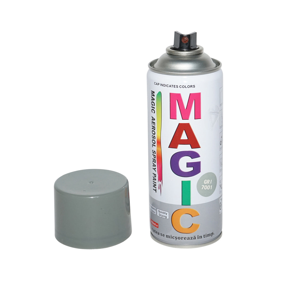 Spray vernice Magic grigio 7001, 450 ml - immagine 3