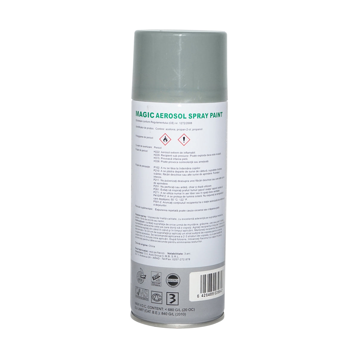Spray vernice Magic grigio 7001, 450 ml - immagine 2